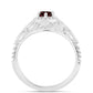 Anillo de Plata con Granate Barton