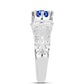 Anillo de Plata con Zafiro Azul Australiano