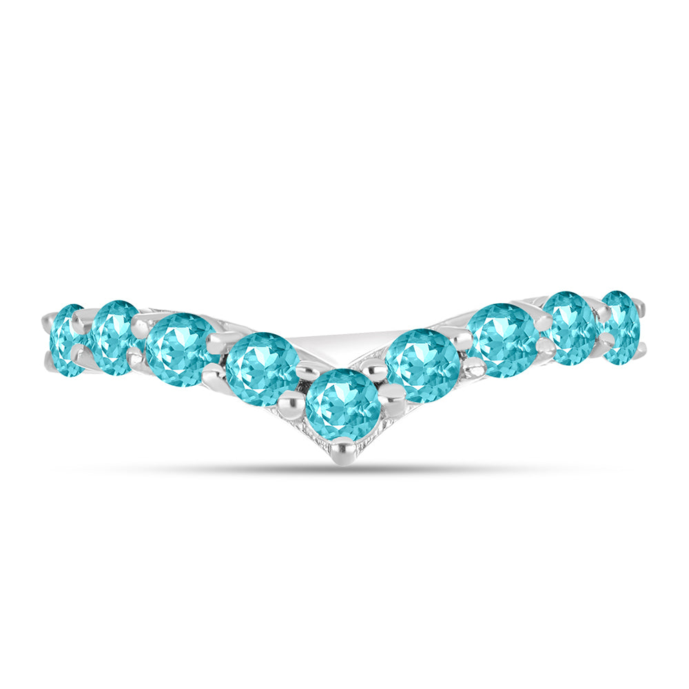 Anillo de Plata con Cuarzo Paraiba 1 