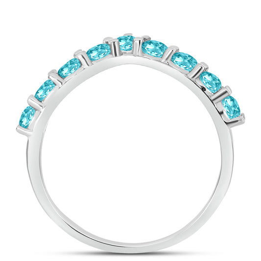 Anillo de Plata con Cuarzo Paraiba