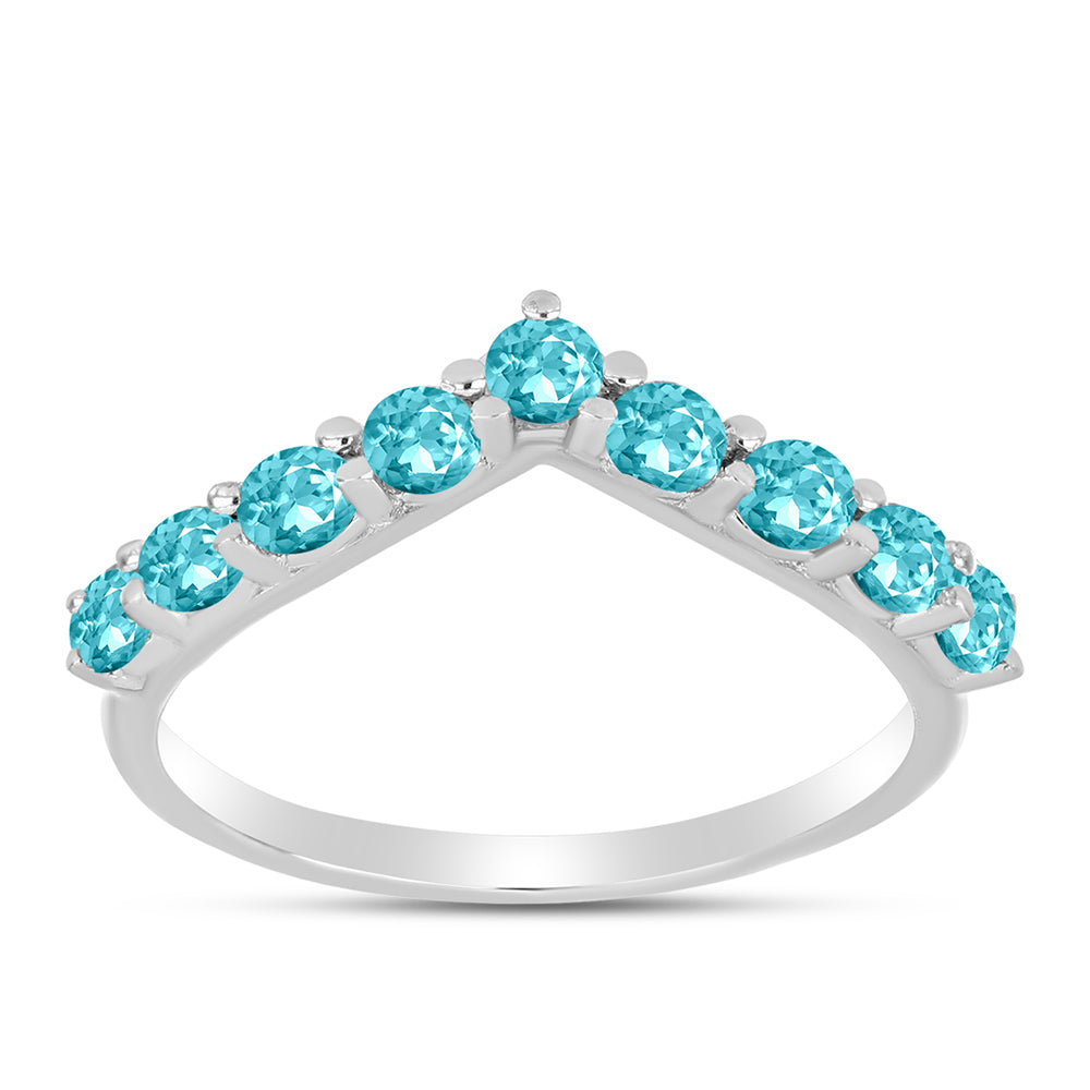 Anillo de Plata con Cuarzo Paraiba 3 