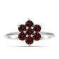 Anillo de Plata con Granate Barton