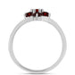 Anillo de Plata con Granate Barton