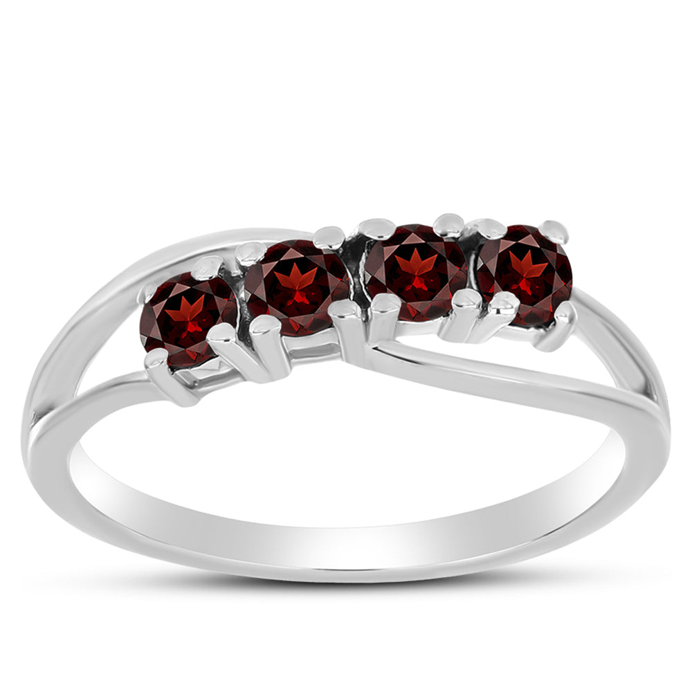 Anillo de Plata con Granate Barton