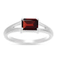 Anillo de Plata con Granate Barton