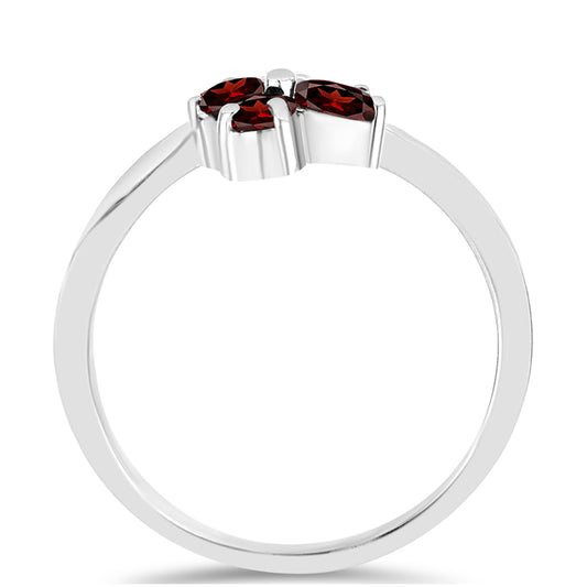 Anillo de Plata con Granate Barton