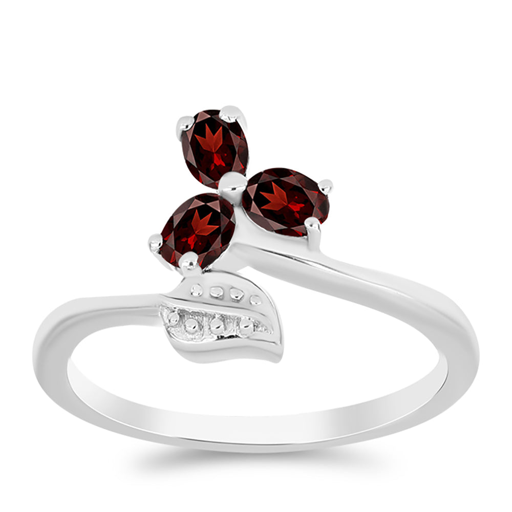 Anillo de Plata con Granate Barton 3 