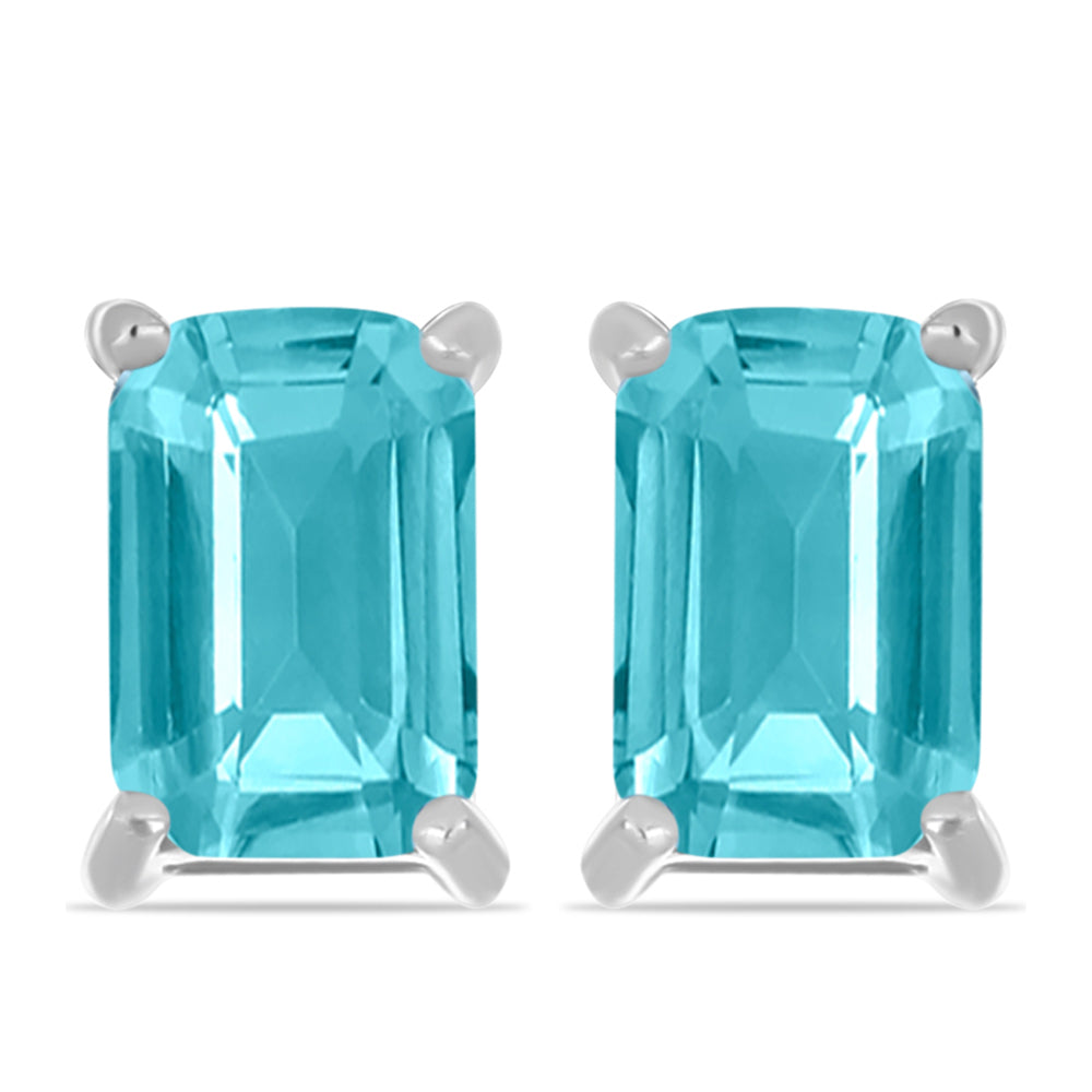 Pendientes de Plata con Cuarzo Paraiba