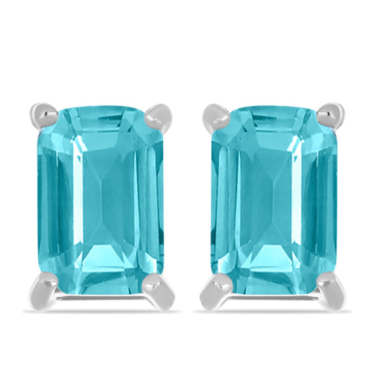 Pendientes de Plata con Cuarzo Paraiba