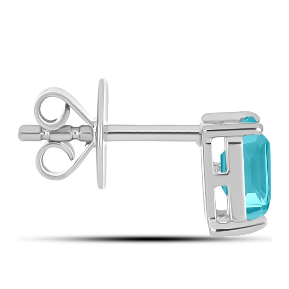 Pendientes de Plata con Cuarzo Paraiba 2 