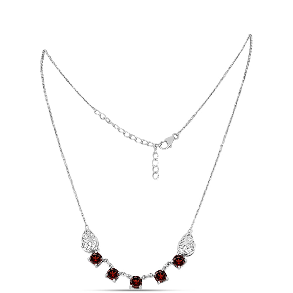 Collar de Plata con Granate Barton 1 