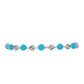 Pulsera de Plata con Cuarzo Paraiba
