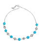 Pulsera de Plata con Cuarzo Paraiba