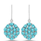 Pendientes de Plata con Cuarzo Paraiba