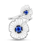 Anillo de Plata con Zafiro Azul Australiano