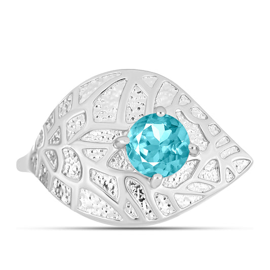 Anillo de Plata con Cuarzo Paraiba