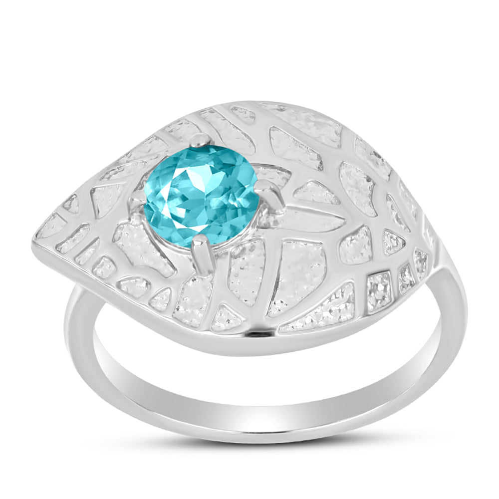 Anillo de Plata con Cuarzo Paraiba