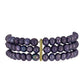 Pulsera de Plata Bañada en Oro con Perla Negra Cultivada de Agua Dulce