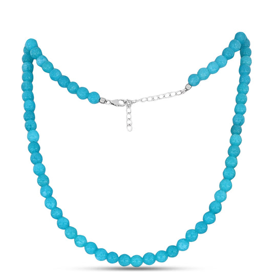 Collar de Plata con Cuarzo Paraiba