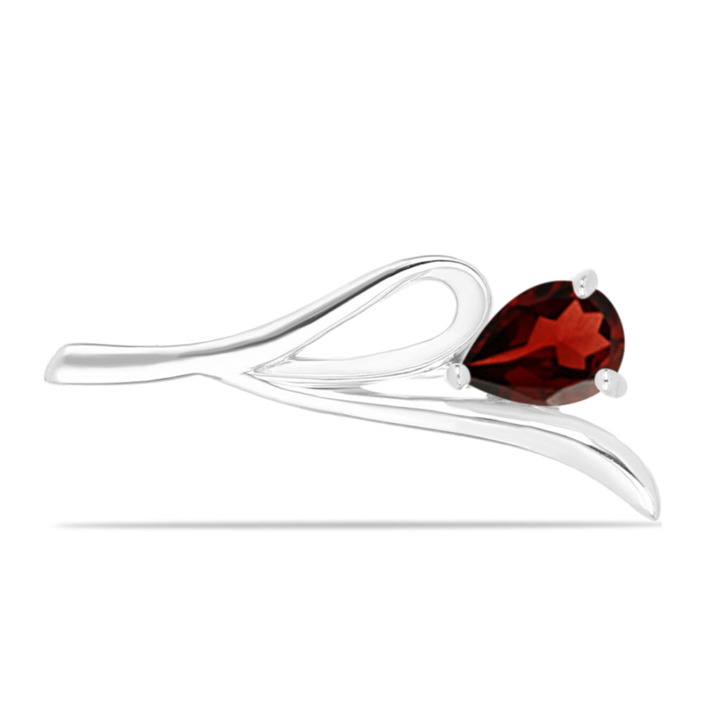 Broche de Plata con Granate Barton