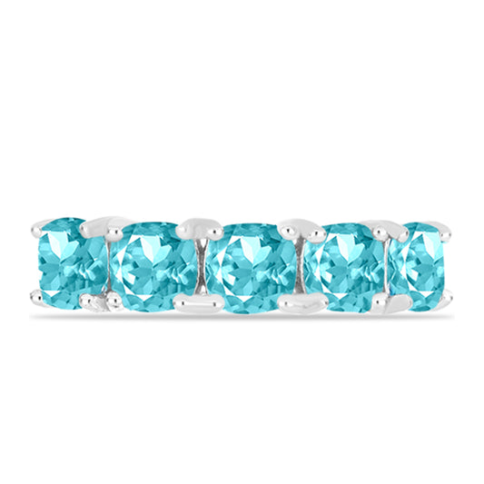 Anillo de Plata con Cuarzo Paraiba