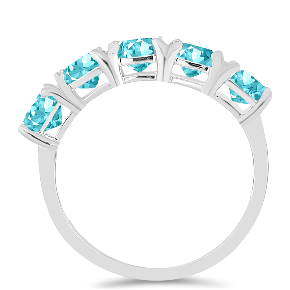Anillo de Plata con Cuarzo Paraiba