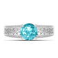Anillo de Plata con Cuarzo Paraiba