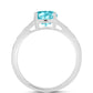 Anillo de Plata con Cuarzo Paraiba
