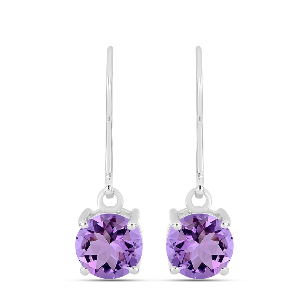 Pendientes de Plata con Amatista Rosa de Francia 1 