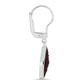 Pendientes de Plata con Granate Barton