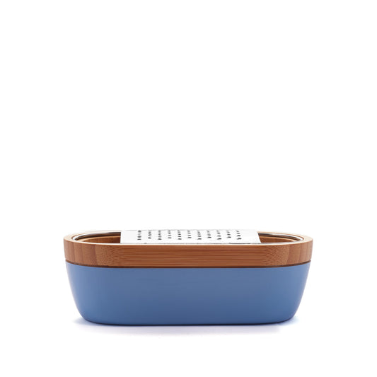 Rallador de especies con recipiente contenedor