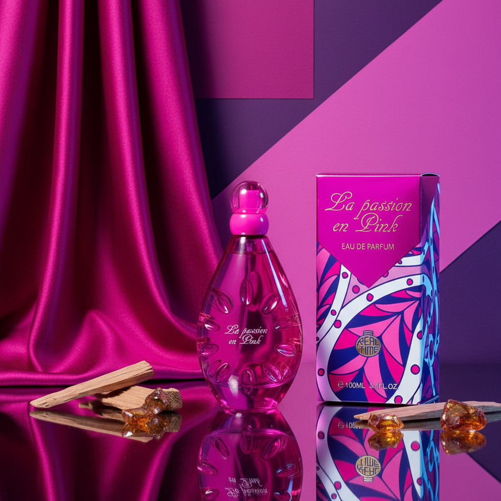 100 ml Eau de Parfum LA PASSION EN PINK Fragancia Floral Frutal para Mujer 6 