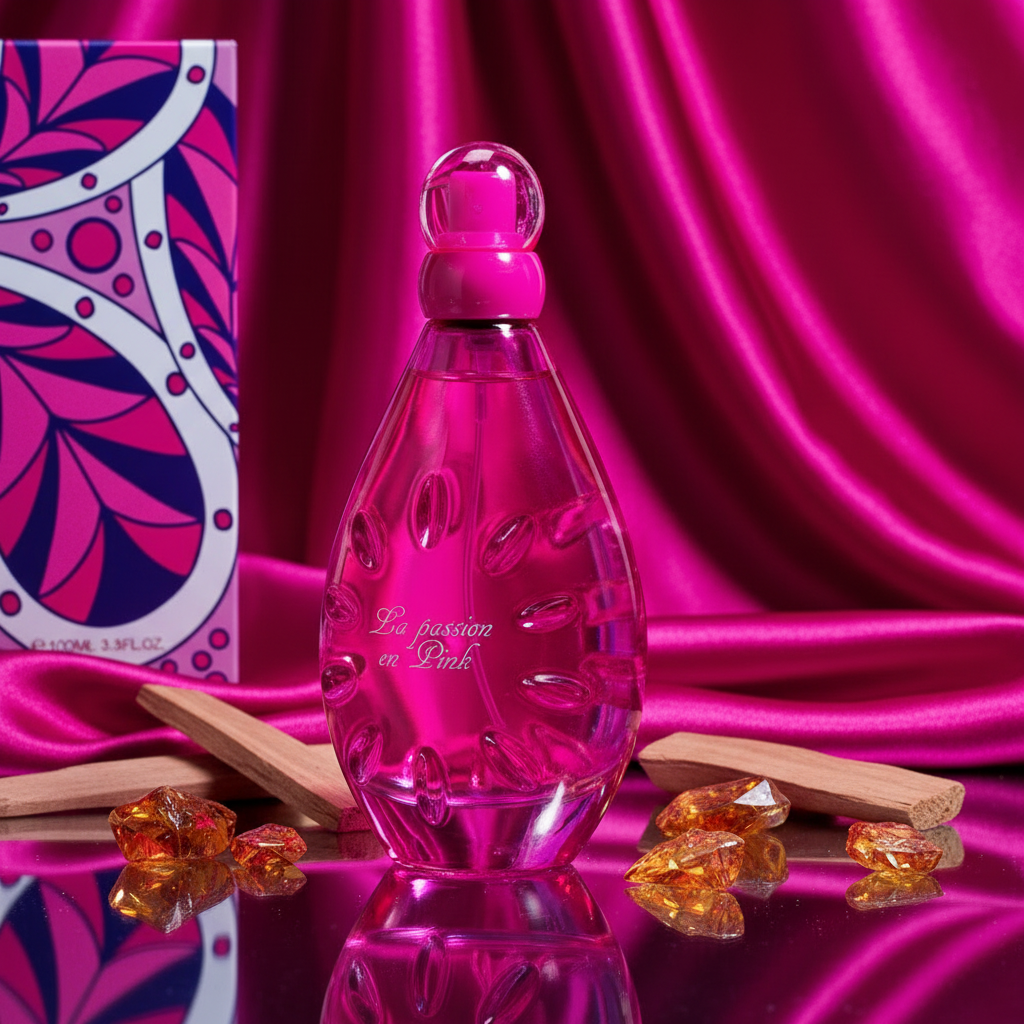 100 ml Eau de Parfum LA PASSION EN PINK Fragancia Floral Frutal para Mujer 2 