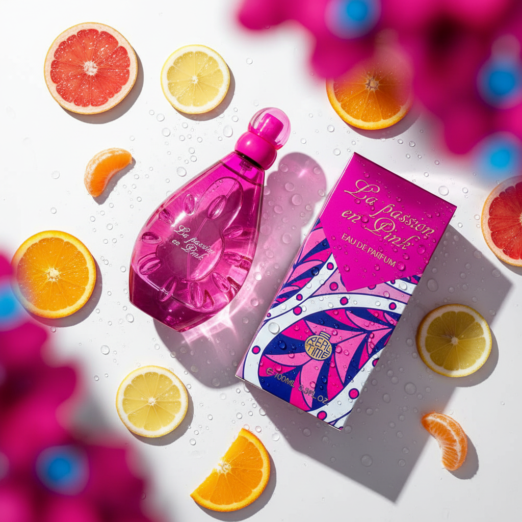 100 ml Eau de Parfum LA PASSION EN PINK Fragancia Floral Frutal para Mujer 1 