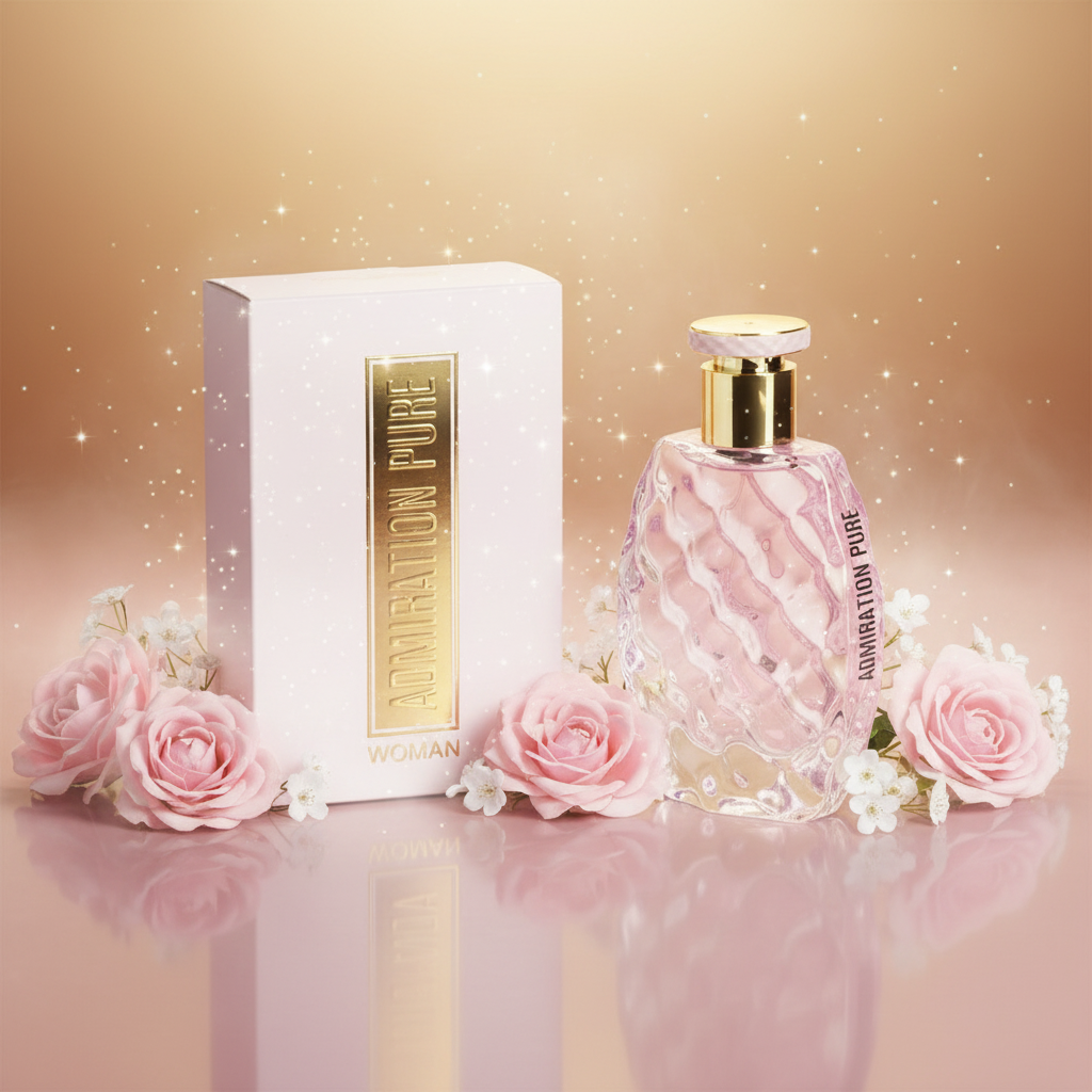 100 ml Eau de Parfume ADMIRATON PURE cu Arome Florale pentru Femei 4 