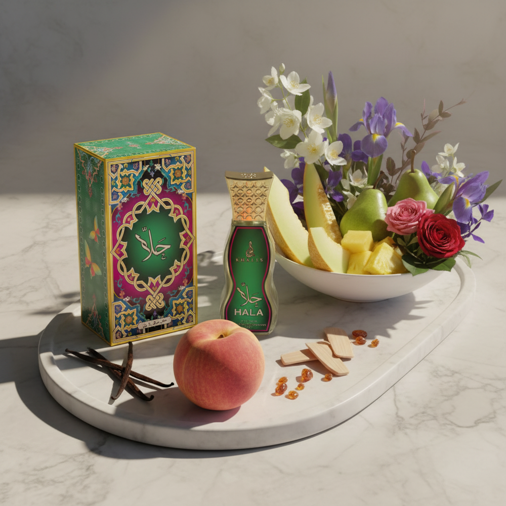 HALA 20 ml, perfume en aceite, fragancia floral afrutada para mujeres 5 