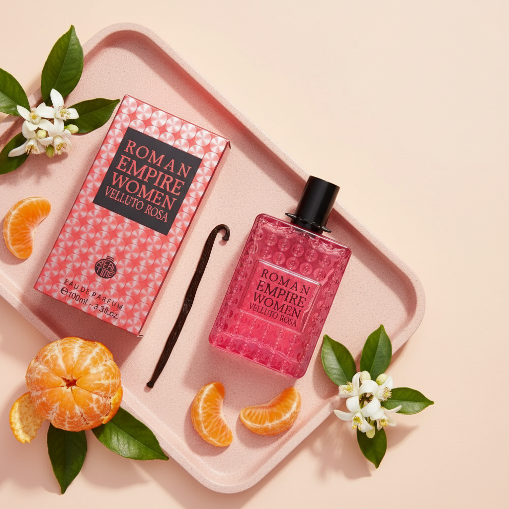 " Roman Empire Velluto Rose" EDP 100 ml, fragancia oriental floral 3 
