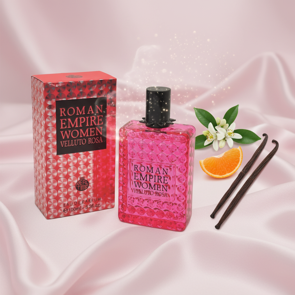 " Roman Empire Velluto Rose" EDP 100 ml, fragancia oriental floral