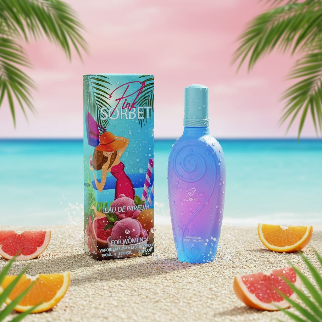 EDP 100 ml “Pink Sorbet” – fragancia frutal-floral 2 