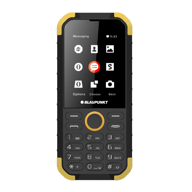 Teléfono móvil Blaupunkt Sand, amarillo