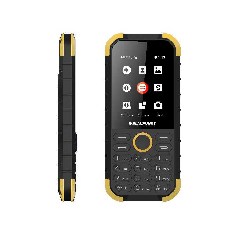 Teléfono móvil Blaupunkt Sand, amarillo