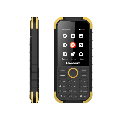 Teléfono móvil Blaupunkt Sand, amarillo