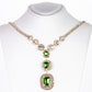 Conjunto de Aleación Bañado en Oro con Cristal Emporia® Verde