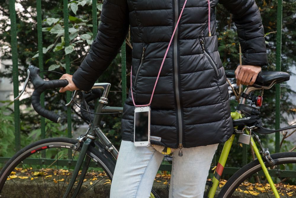 Funda de móvil HMH transparente y con múltiples collares para los móviles Huawei 10 