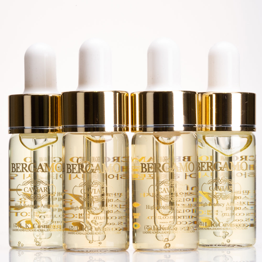 BERGAMO Ámpulas de caviar de alta potencia. Set de 4 piezas, 13ml x 4 2 