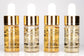 BERGAMO GOLD AMPOULE SET, 4 PCS