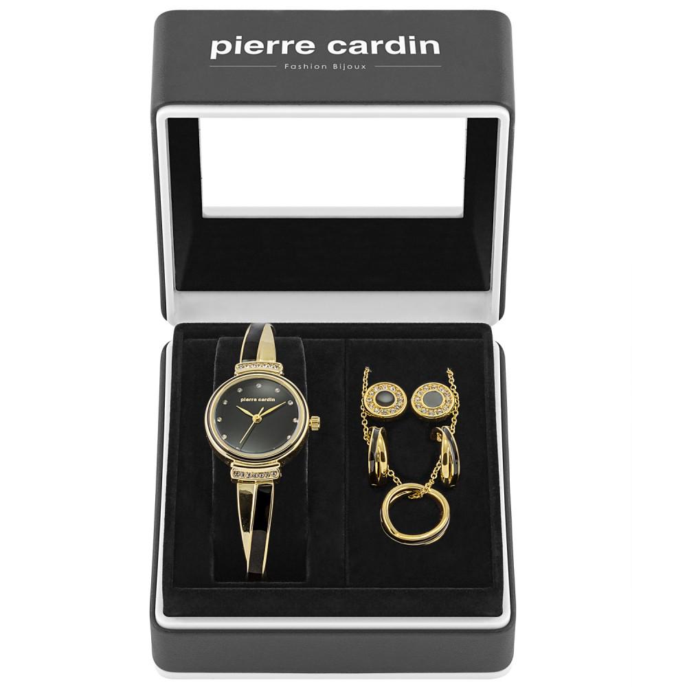 Conjunto de Aleación Bañado en Oro con Esmalte y Cristal Emporia® Blanco (Collar +Pendientes +Colgante ) 6 