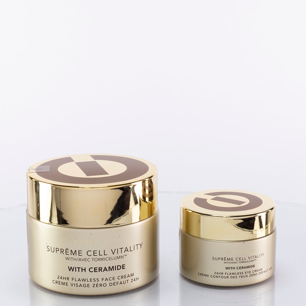 Elizabeth Grant "Supreme Cell Vitality" 24 horas perfecta crema de rostro y ojos con ceramida