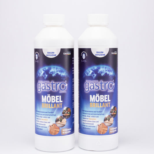 Gastro Furniture Doctor, 2x500ml + botella dispensadora vacía de REGALO