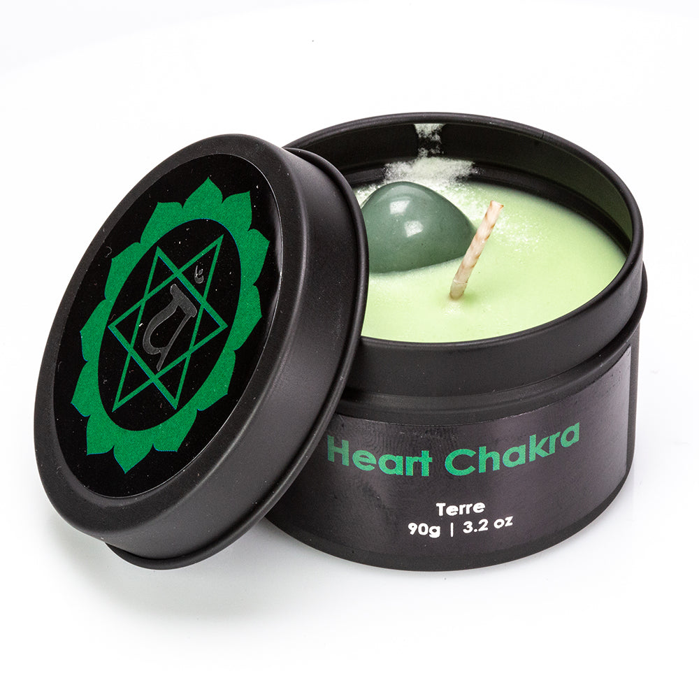 Juego de regalo Emporia de 9 piezas de 7 velas de cristal de chakra, colgante de chakra y pulsera de chakra con amatista, lapislázuli, citrino, aventurina verde, ojo de tigre, jaspe rojo y cuarzo transparente